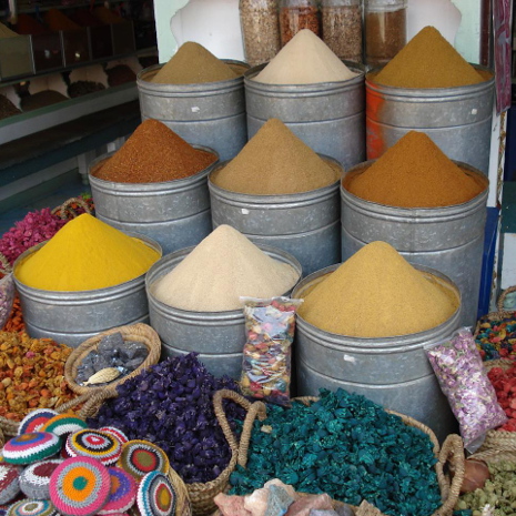 Spices in Marrakech, Morocco by Miquel C. from Sant Boi, Catalunya